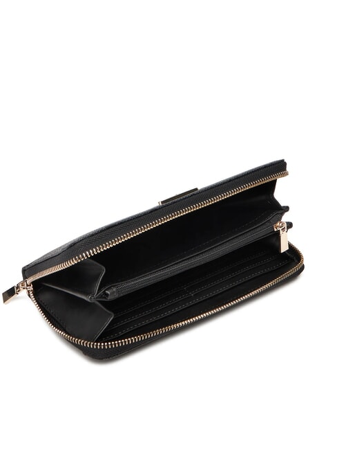 LAUREL 2 Gro&szlig;e Geldb&ouml;rse mit Rundum-Rei&szlig;verschluss Kohle - Brieftaschen Damen