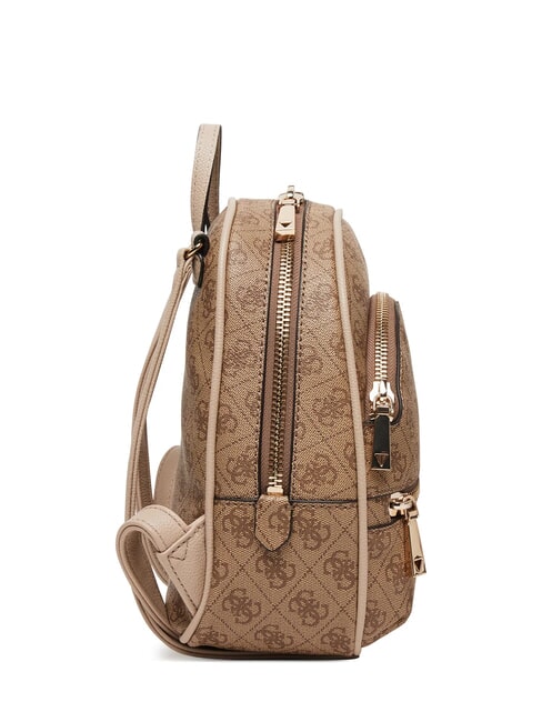 MANHATTAN 2 Kleiner Rucksack mit 4G-Pfingstrosen-Logo MILCH-LOGO - Damentaschen