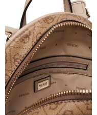 GUESS MANHATTAN 2 Kleiner Rucksack mit 4G-Pfingstrosen-Logo MILCH-LOGO - Damentaschen - 6