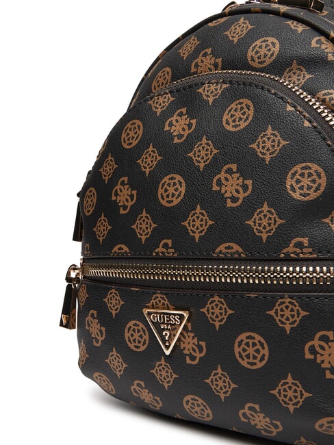 MANHATTAN 2 Kleiner Rucksack mit 4G-Pfingstrosen-Logo mochalog - Damentaschen