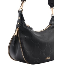 LIUJO KALISKA Mittelgro&szlig;e Hobo-Tasche aus Nylon SCHWARZ - Damentaschen - 4