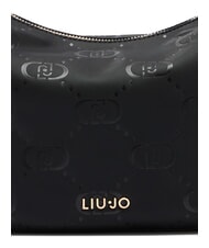LIUJO KALISKA Mittelgro&szlig;e Hobo-Tasche aus Nylon SCHWARZ - Damentaschen - 5