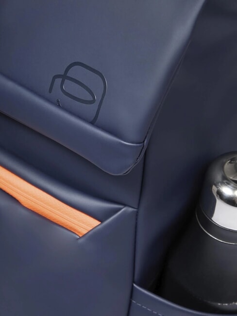 CORNER SPECIALE GOMMATO Rolltop-Laptop-Rucksack Blau - PC-Rucks&auml;cke