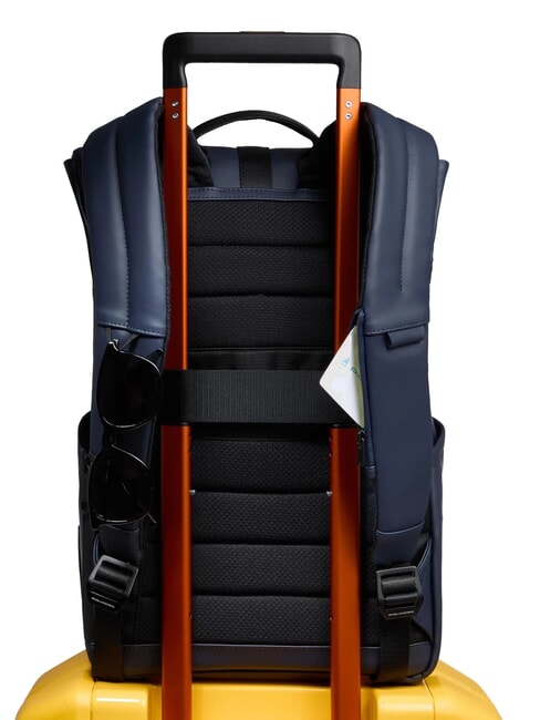 CORNER SPECIALE GOMMATO Rolltop-Laptop-Rucksack Blau - PC-Rucks&auml;cke