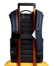 PIQUADRO CORNER SPECIALE GOMMATO Rolltop-Laptop-Rucksack Blau - PC-Rucks&auml;cke - 5