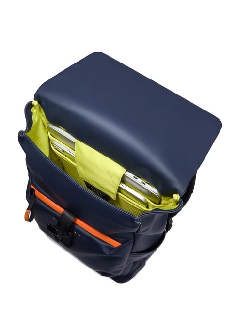 CORNER SPECIALE GOMMATO Rolltop-Laptop-Rucksack Blau - PC-Rucks&auml;cke