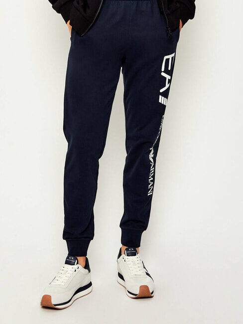 ROYALE SUEDE AIR MESH Ledersneakers mit AX-Logo cremewei&szlig; + marineblau - Herrenschuhe