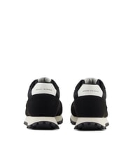 ARMANI EXCHANGE DROP MICROSUEDE Sneaker mit kontrastierendem Logo schwarz + cremewei&szlig; - Herrenschuhe - 5
