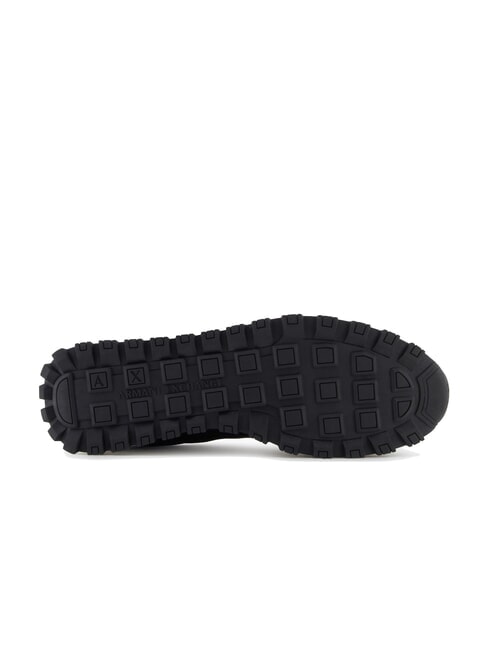 DROP MICROSUEDE Sneaker mit kontrastierendem Logo schwarz + cremewei&szlig; - Herrenschuhe