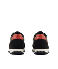 ARMANI EXCHANGE DROP MICROSUEDE Sneaker mit kontrastierendem Logo schwarz+oliv nacht+k&uuml;rbis - Herrenschuhe - 5