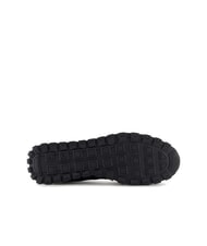 ARMANI EXCHANGE DROP MICROSUEDE Sneaker mit kontrastierendem Logo schwarz+oliv nacht+k&uuml;rbis - Herrenschuhe - 6