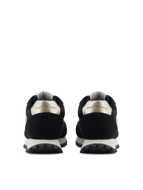 DROP MICROSUEDE Sneaker mit seitlichem Logo schwarz/blassgold - Damenschuhe
