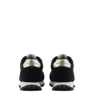 ARMANI EXCHANGE DROP MICROSUEDE Sneaker mit seitlichem Logo schwarz/blassgold - Damenschuhe - 5