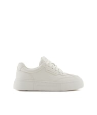 ARMANI EXCHANGE KURT MINI-TUMBLED Sneakers mit hoher Sohle cremefarben - Damenschuhe - 2