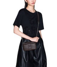 ARMANI EXCHANGE SUSIE SOFT Mini-Umh&auml;ngetasche hei&szlig;e Schokoladenso&szlig;e - Damentaschen - 5