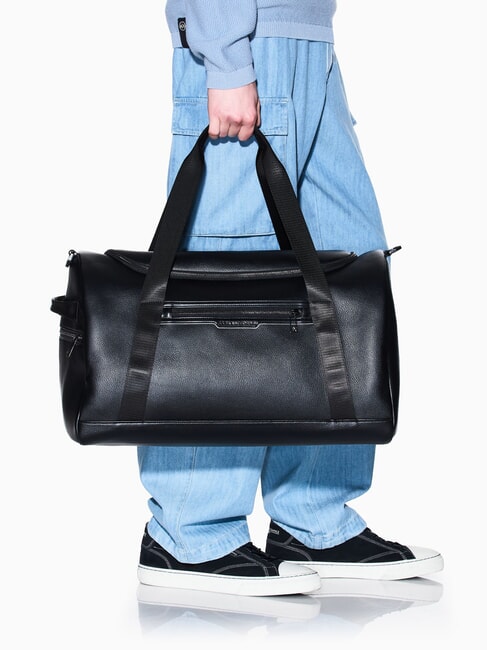 CEDRIC Gro&szlig;e Reisetasche mit Schultergurt schwarz/schwarz - Reisetaschen