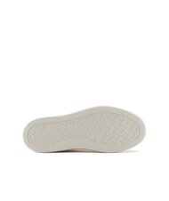 ARMANI EXCHANGE JANE Plateau-Sneaker gebrochenes Wei&szlig; + blasses Gold - Damenschuhe - 6