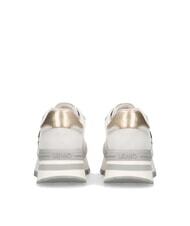 LIUJO AMAZING 25 Sneakers aus Wildleder und Mesh gebrochenes Wei&szlig;/Hellgold - Damenschuhe - 7