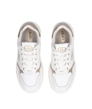 LIUJO ME 03 Leder-Sneakers mit Logo Wei&szlig; - Damenschuhe - 4