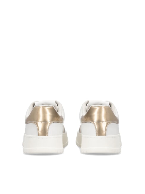 ME 03 Leder-Sneakers mit Logo Wei&szlig; - Damenschuhe