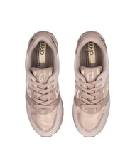 LIUJO MAXI WONDER 91 Plateau-Sneaker mit Lackledereins&auml;tzen neutral - Damenschuhe - 4