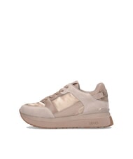 LIUJO MAXI WONDER 91 Plateau-Sneaker mit Lackledereins&auml;tzen neutral - Damenschuhe - 2