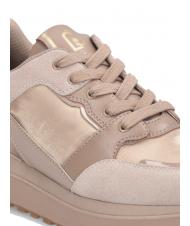 LIUJO MAXI WONDER 91 Plateau-Sneaker mit Lackledereins&auml;tzen neutral - Damenschuhe - 5