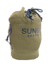 SUN68 CABARDINE Strandtasche aus Baumwolle dunkles Milit&auml;r - Damentaschen - 3