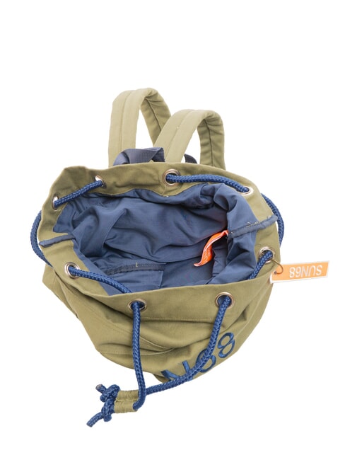 CABARDINE Strandtasche aus Baumwolle dunkles Milit&auml;r - Damentaschen