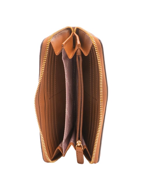 CALIWEN Gro&szlig;e Geldb&ouml;rse mit Rundum-Rei&szlig;verschluss Lebkuchen - Brieftaschen Damen