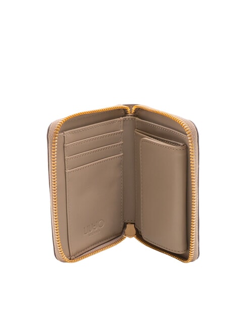 CALIWEN Mittelgro&szlig;e Brieftasche mit Rundum-Rei&szlig;verschluss W&uuml;stentaupe - Brieftaschen Damen