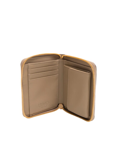 CALIWEN Mittelgro&szlig;e Brieftasche mit Rundum-Rei&szlig;verschluss W&uuml;stentaupe - Brieftaschen Damen