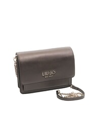 LIUJO CALIWEN Kleine Umh&auml;ngetasche mit &Uuml;berschlag Anthrazit met. - Damentaschen - 2