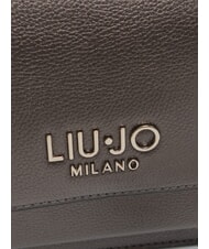 LIUJO CALIWEN Kleine Umh&auml;ngetasche mit &Uuml;berschlag Anthrazit met. - Damentaschen - 3