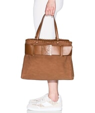 ARMANI EXCHANGE SUSIE SOFT Mittelgro&szlig;e Einkaufstasche leichter Whisky - Damentaschen - 6