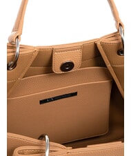 ARMANI EXCHANGE WAVE Gro&szlig;e perforierte Handtasche Kamelrosa - Damentaschen - 4