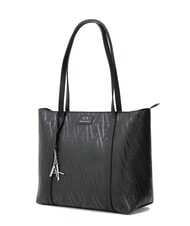 ARMANI EXCHANGE SILVYE MONOGRAM Schulter-Einkaufstasche schwarz/schwarz - Damentaschen - 2