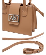 ARMANI EXCHANGE JODIE Mini-Umh&auml;ngetasche Kamelrosa - Damentaschen - 3