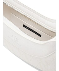 ARMANI EXCHANGE WAVE Mittelgro&szlig;e perforierte Umh&auml;ngetasche strahlend wei&szlig; - Damentaschen - 5