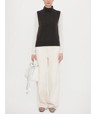 ARMANI EXCHANGE WAVE Mittelgro&szlig;e perforierte Tasche mit Schultergurt strahlend wei&szlig; - Damentaschen - 5