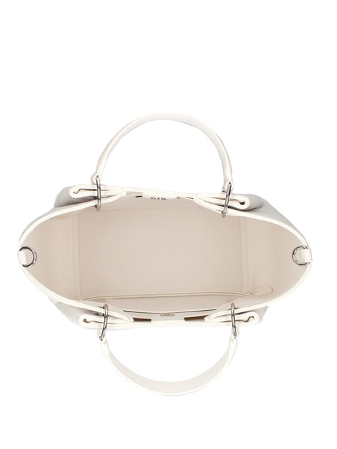 WAVE Gro&szlig;e perforierte Handtasche strahlend wei&szlig; - Damentaschen