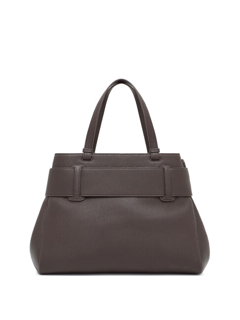 SUSIE SOFT Umh&auml;ngetasche mit Schnalle hei&szlig;e Schokoladenso&szlig;e - Damentaschen