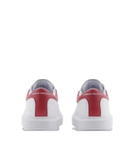 ARMANI EXCHANGE Sneaker in Haut Ledersneaker op.wei&szlig;+kardinal - Herrenschuhe - 4
