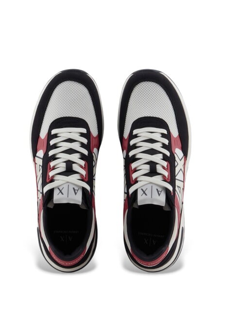 DUSSELDORF Turnschuhe Mann Off White + Cardin + Marineblau - Herrenschuhe