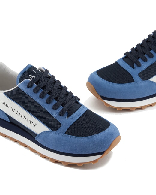 OSAKA Turnschuhe Mann blau+marineblau+cremewei&szlig; - Herrenschuhe