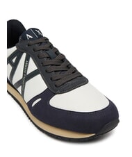 ARMANI EXCHANGE RIO Niedrige Turnschuhe d.navy+j.set+off.wht - Herrenschuhe - 4