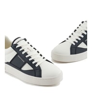 ARMANI EXCHANGE A|X Sneaker mit kontrastierenden Eins&auml;tzen Off White + Jet Set - Herrenschuhe - 4