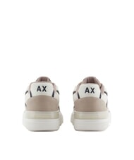 ARMANI EXCHANGE A|X Sneaker mit Wildlederdetails Plaza Taupe + Deep Nav - Herrenschuhe - 5
