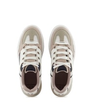 ARMANI EXCHANGE A|X Sneaker mit Wildlederdetails Plaza Taupe + Deep Nav - Herrenschuhe - 3