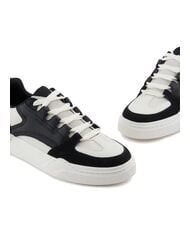 ARMANI EXCHANGE A|X Sneaker mit Wildlederdetails bla / wow - Herrenschuhe - 4